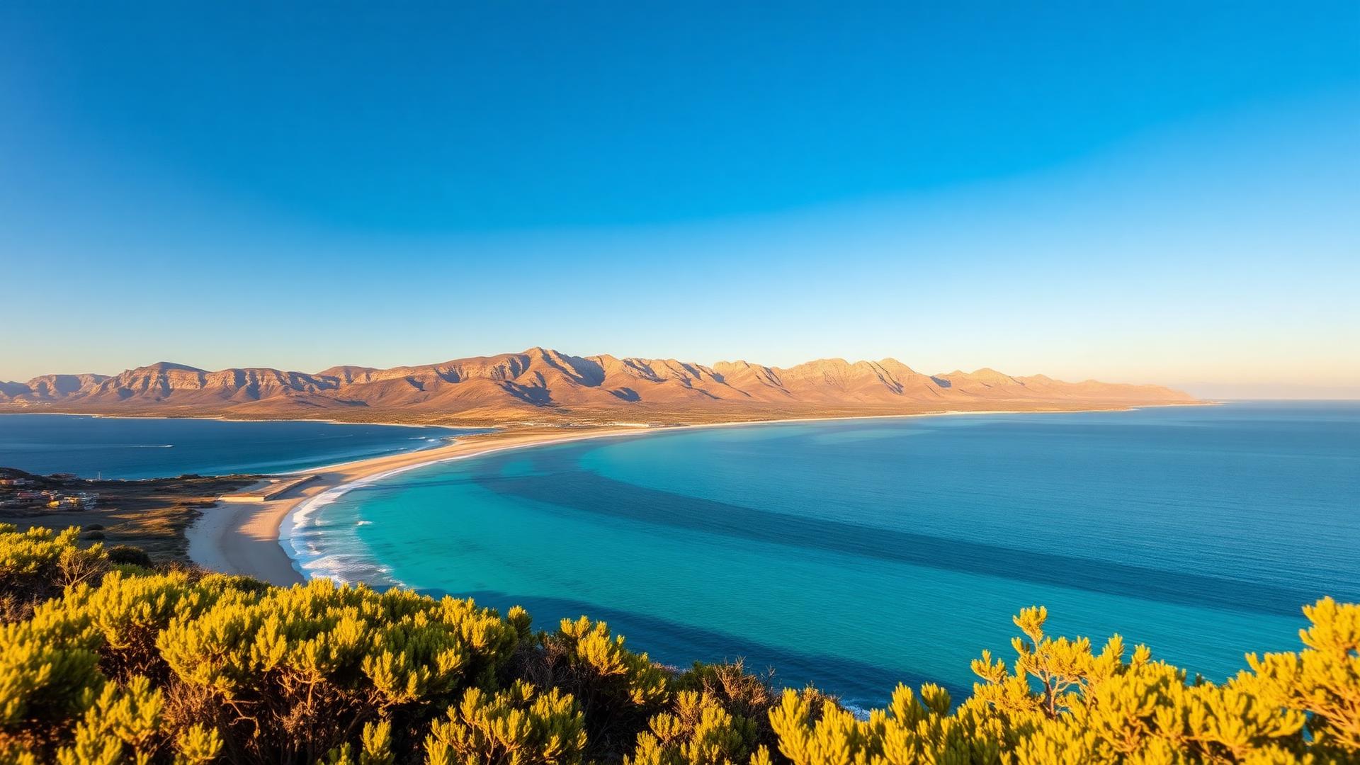 Sardinia coast at sunset